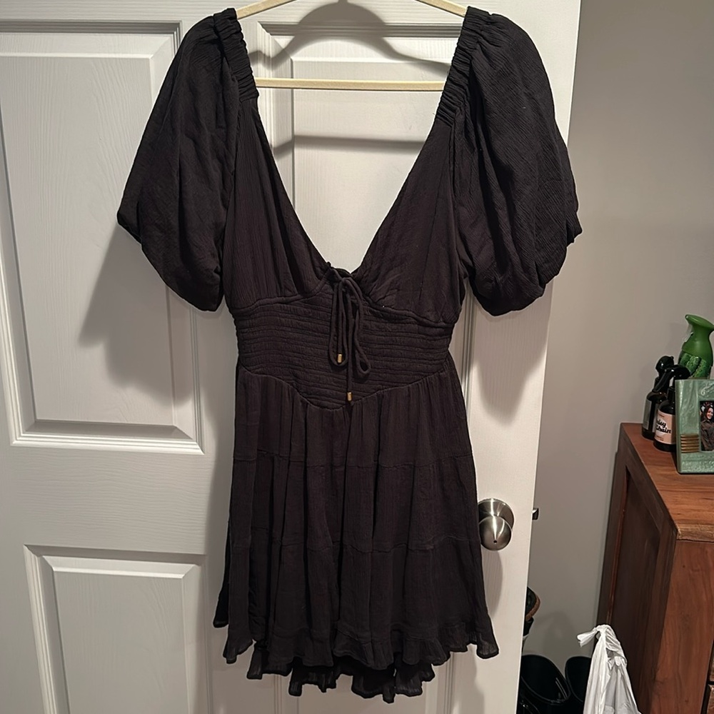 Free people black mini dress